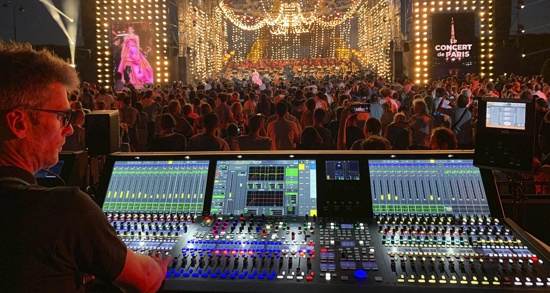 Bastille Day 2022: 4 Lawo mc² consoles to mix the Concert de Paris