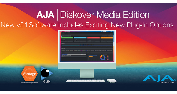 AJA highlights the latest updates to AJA Diskover Media Edition