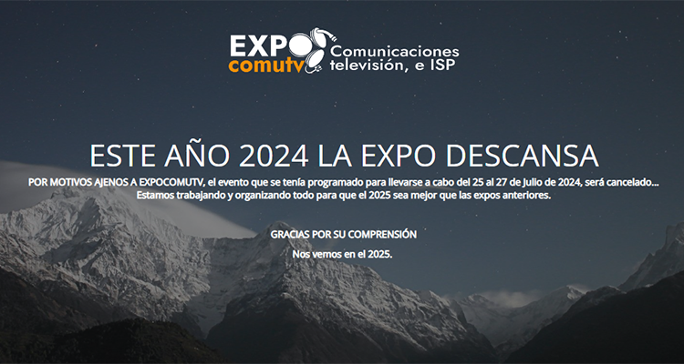 ExpoComuTV cancela su edición 2024