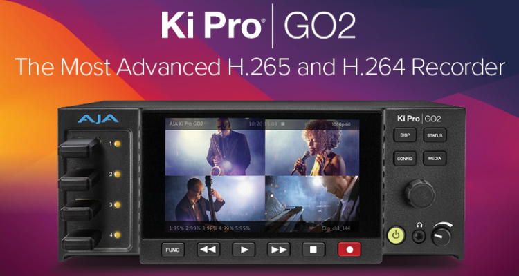 AJA presenta la grabadora HEVC/AVC multicanal Ki Pro GO2