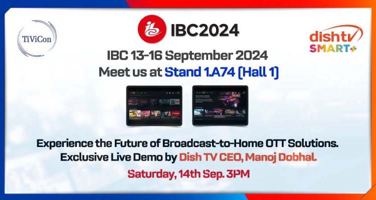 Dish TV India, in Partnership with TiViCon, Introduces Groundbreaking Broadcast-to-Home OTT Solution for Android TV Devices