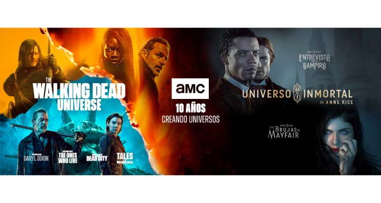 AMC celebra 10 años en la región con “El Universo de The Walking Dead” y “El Universo Inmortal de Anne Rice”