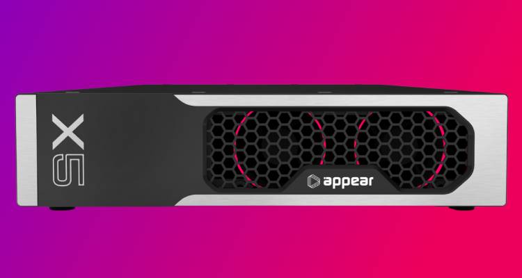 Appear produção ao vivo híbrida e definida por software