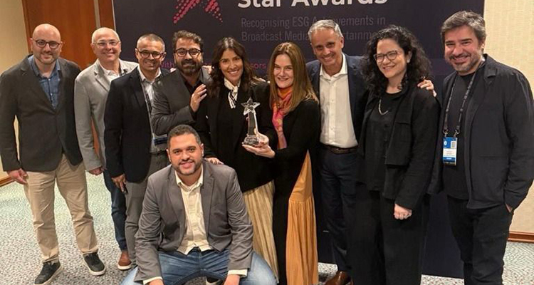 Globo premiada en IBC 2025 con el Corporate Star Award