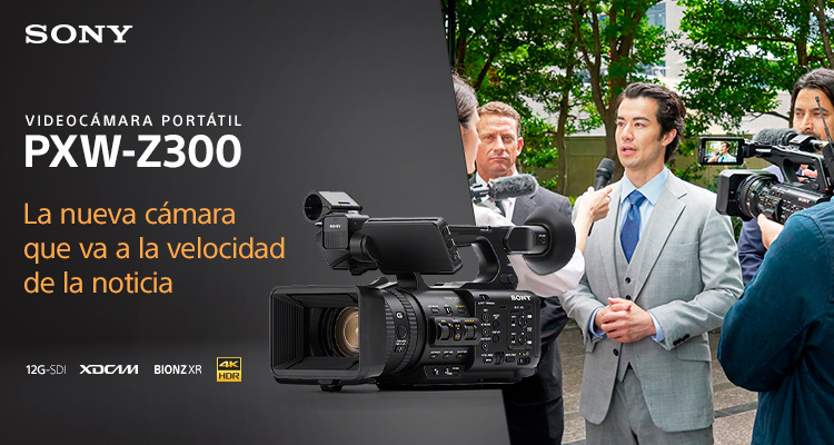 Sony Electronics lanza la videocámara de mano XDCAM 4K PXW-Z300