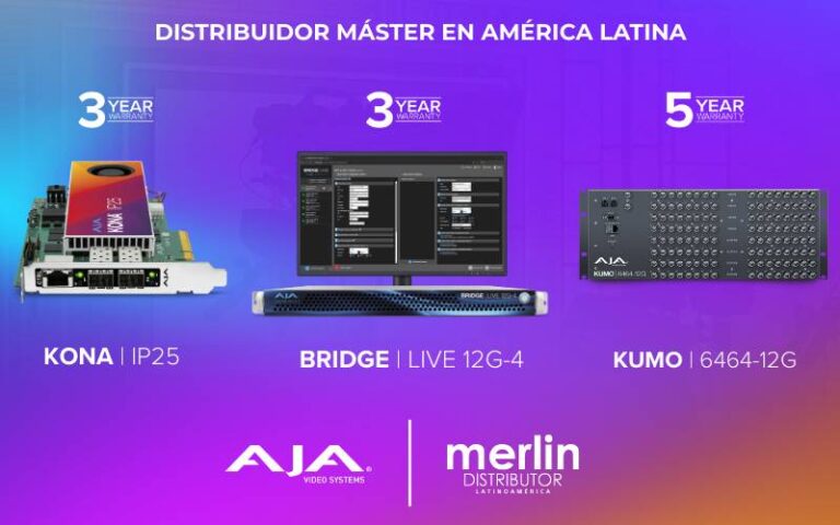 AJA: Arquitectura 12G e IP para infraestructuras de próxima generación