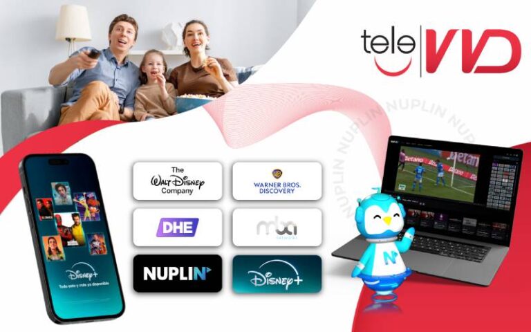 TeleVVD destaca a Disney+ y Nuplin en su portafolio digital