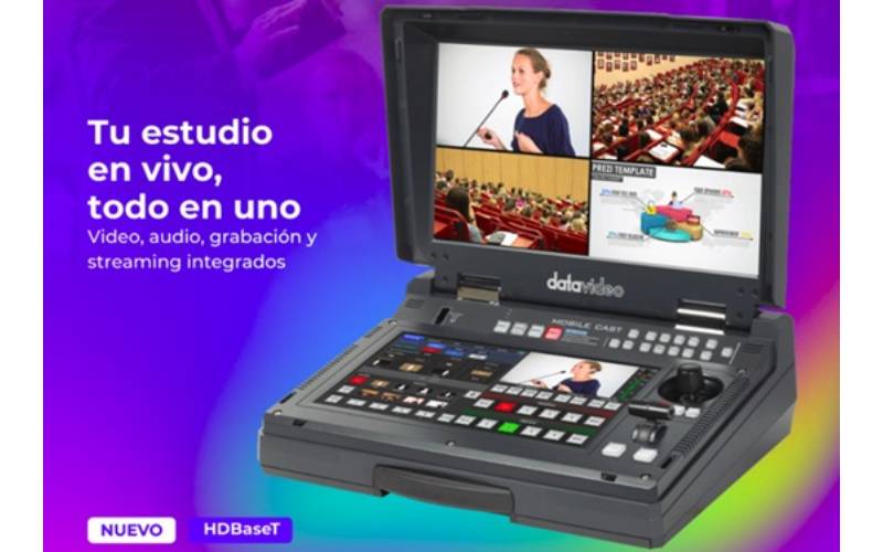 Junto a Merlin, Datavideo lanza el estudio portátil HS-1650T para producción en vivo