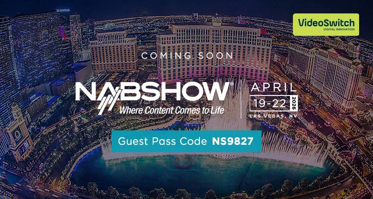 VideoSwitch exhibirá sus soluciones en NAB Show 2026