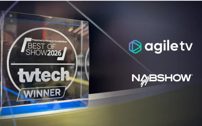 AgileTV wins Best of Show Award at NAB 2026