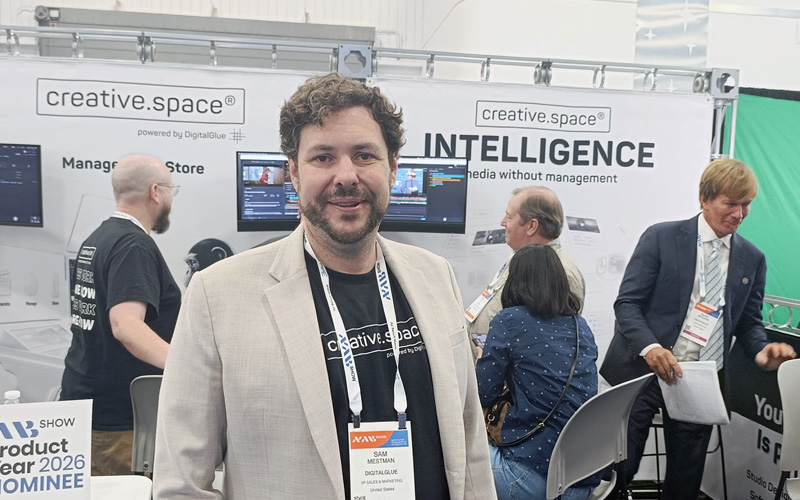 DigitalGlue apuesta a la convergencia de workflows y la IA con CreativeSpace en NAB 2026