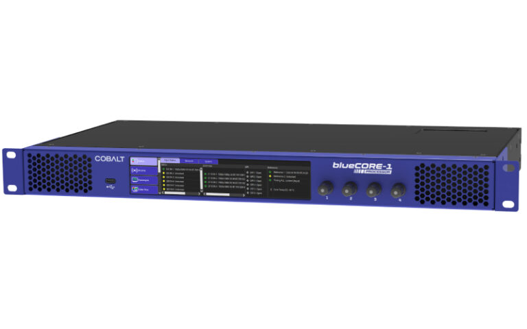 Cobalt Digital’s New blueCORE Signal Processors Deliver Maximum Flexibility for SDI and ST 2110 Workflows in Just 1RU