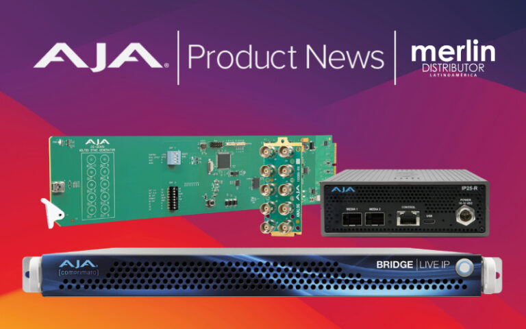 AJA refuerza su portafolio IP con nuevas soluciones para broadcast y producción profesional 