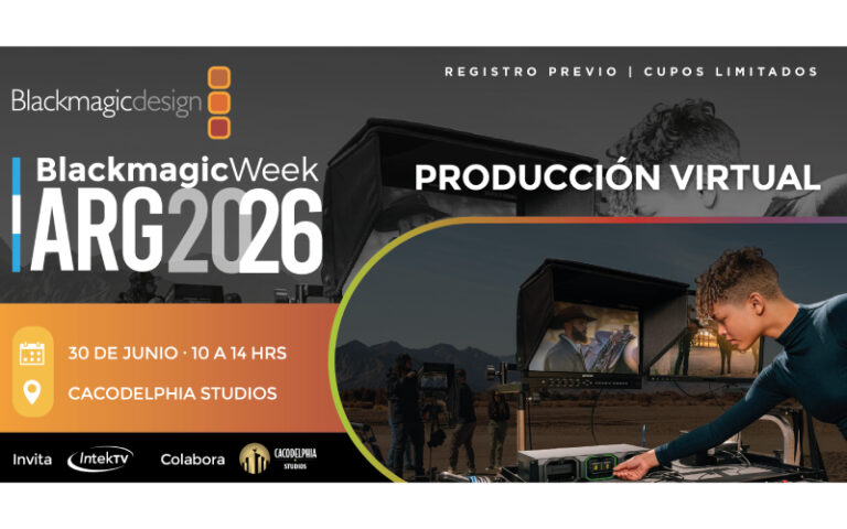 IntekTV anuncia Blackmagic Week Argentina 2026
