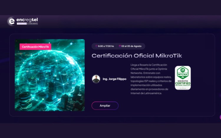 Agenda completa de EncRegTel 2026 para sus 30 años en Rosario