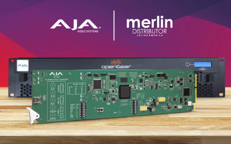 AJA y Merlin Distributor: infraestructuras broadcast más flexibles con la línea openGear