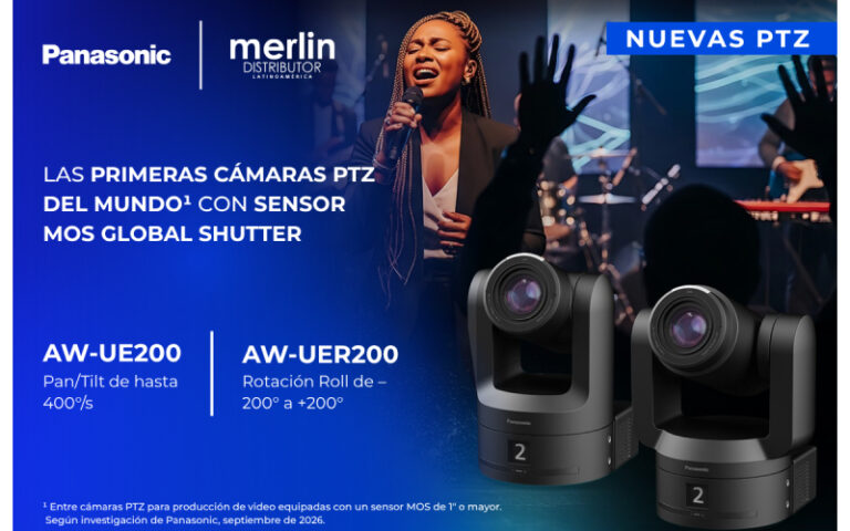 Panasonic presenta en IBC las primeras PTZ con sensor MOS con obturador global