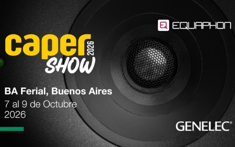 CAPER Show 2026 contará nuevamente con una sala inmersiva GENELEC